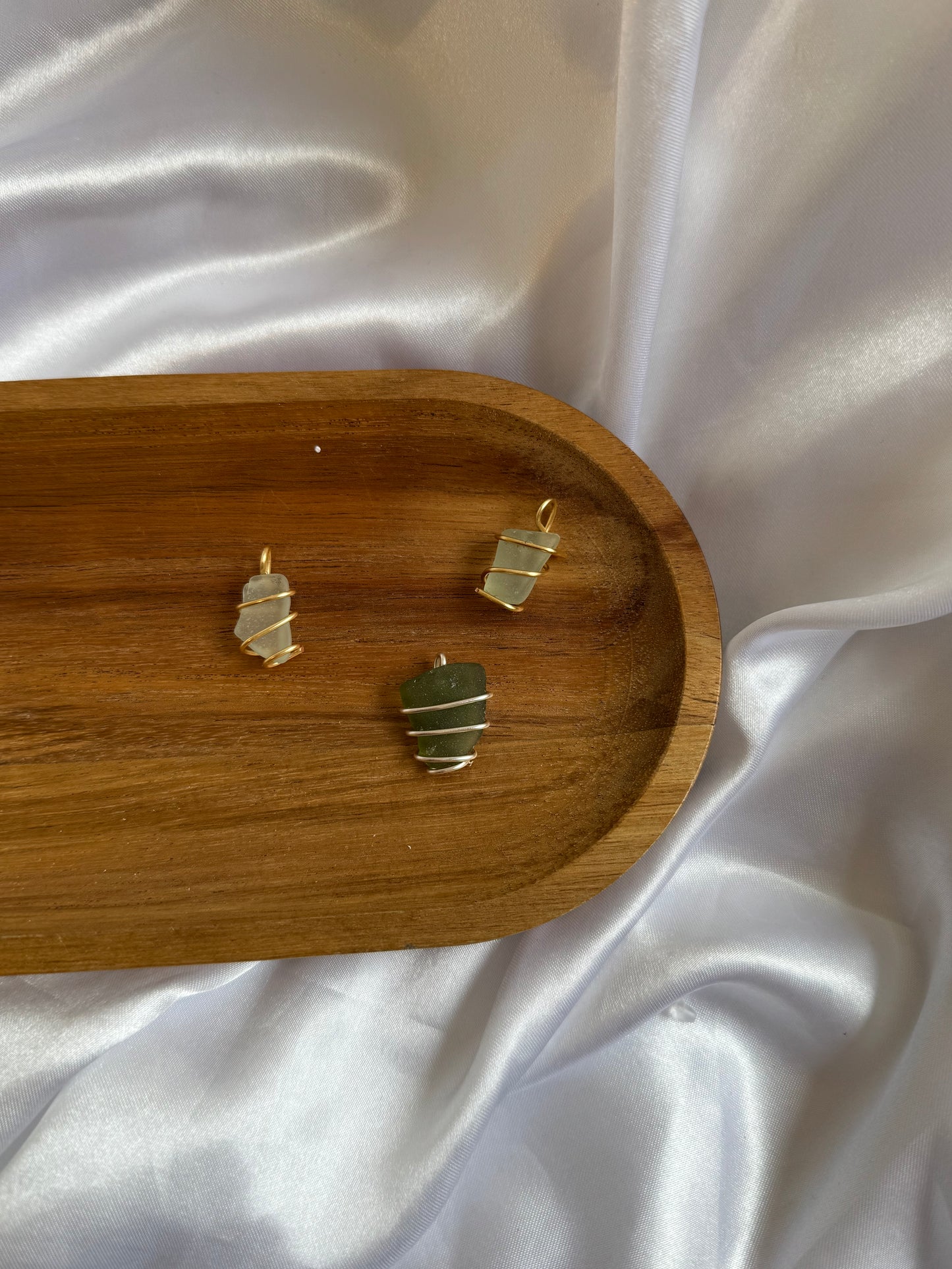 Seaglass charms - different designs available from picture!