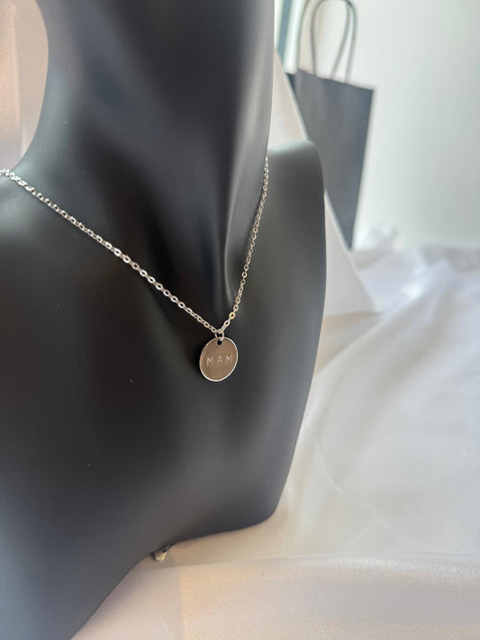 MAM Necklace- stamped